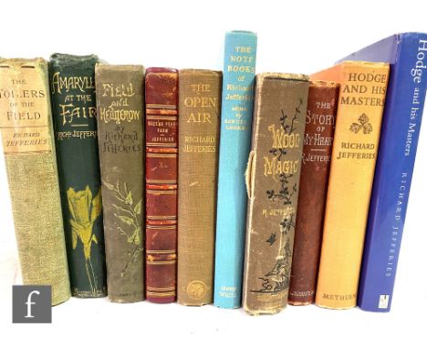Jefferies, Richard - 'Greene Ferne Farm', published by Smith Elder &amp; Co., London, 1880, first edition, half red leather a