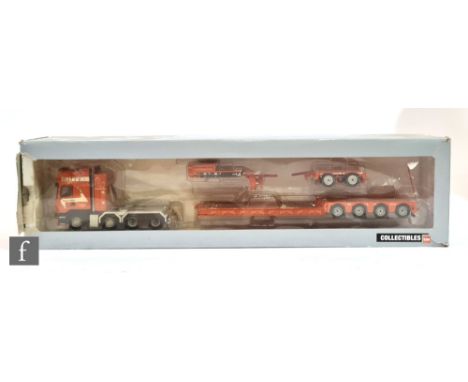 A WSI 01-1148 1:50 scale Tage E Nielsen Scania Lowloader, boxed. 