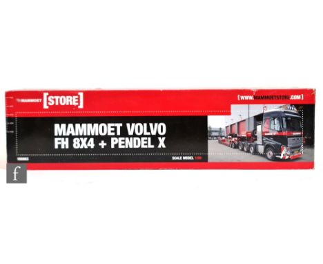 A WSI 02-1611 1:50 scale Mammoet Volvo FH4 Globetrotter Euro Pedel X 2+4, boxed. 