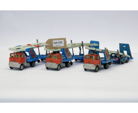 Manufacturer  - Corgi | Description - 3 x Loose Vintage Car Transporters | Stock Code - ? | Notes - None| Scale - 1:50 | Cert