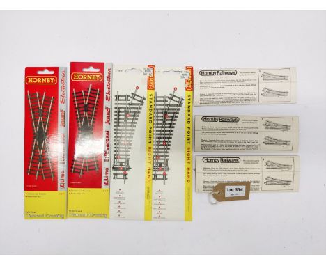 Manufacturer  - Hornby | Description - 7 x Assorted Boxed Hand Diamond Crossing | Stock Code - N/A | Notes - None| Scale - 00