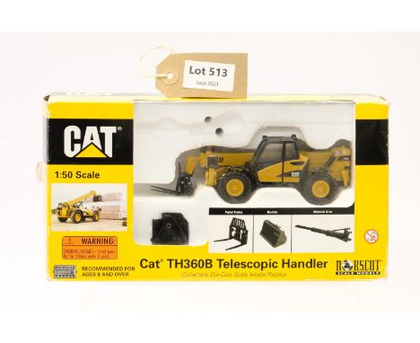 Manufacturer  - Norscott | Description - CAT TH360B Telescopic Handler | Stock Code - 55113 | Notes - | Scale - 1:50 | Certif