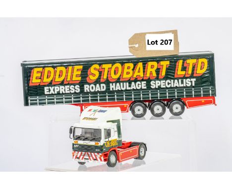 Manufacturer  - Corgi | Description - ERF EC11 and Curtainside Trailer | Stock Code - N/A | Notes - No Box | Scale - 1:50 | C