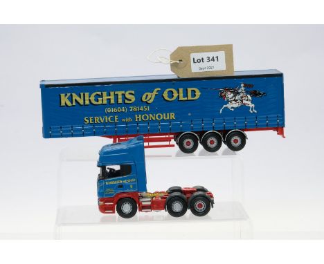 Manufacturer  - Corgi | Description - Scania R Series Curtainside Trailer - Knights of Old | Stock Code - CC13706 | Notes - N