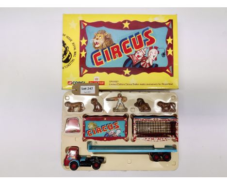 Manufacturer  - Corgi | Description - ERF KV Trailer With Circus Animals for Royal Mail | Stock Code - CP10502 | Notes - None