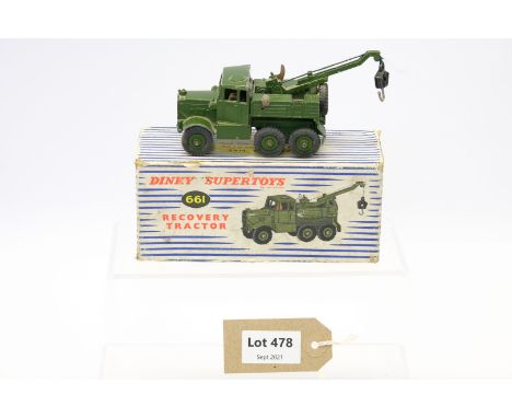 Manufacturer  - Dinky | Description - Scammel Recovery Tractor | Stock Code - 661 | Notes - Original Box| Scale - 0 | Certifi