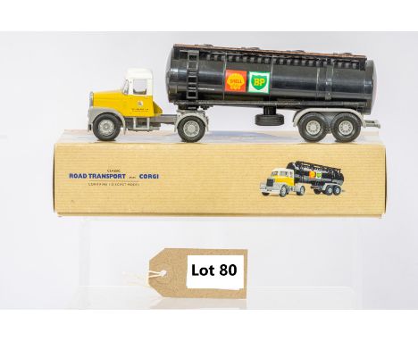 Manufacturer  - Corgi | Description - Scammell Highwayman Tanker - Shell MEEX/BP | Stock Code - 97840 | Notes - None| Scale -