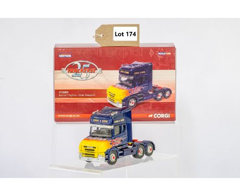 Manufacturer  - Corgi | Description - Scania T Topline - Coles Transport | Stock Code - CC12820 | Notes - None| Scale - 1:50 