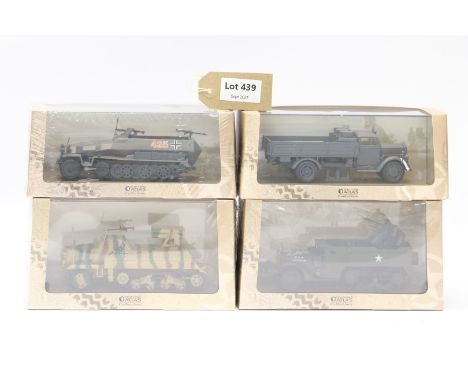 Manufacturer  - Atlas | Description - 4 Boxes Assorted WW2 Military Vehicles  | Stock Code - N/A | Notes - None| Scale - 1:43