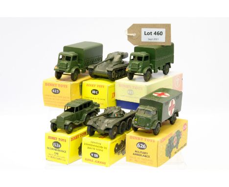 Manufacturer  - Dinky | Description - 6 Assorted Models in Reproduction Boxes | Stock Code - N/A | Notes - None| Scale -  | C