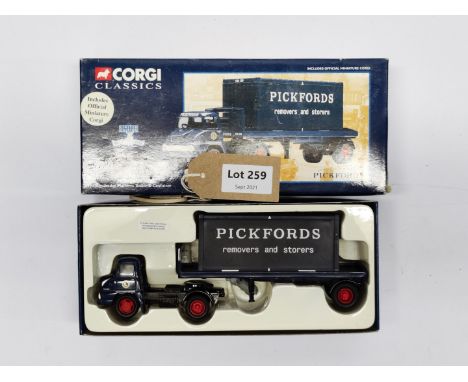 Manufacturer  - Corgi | Description - Thames Trader Platform Trailer &amp; Container - Pickfords | Stock Code - 30501 | Notes