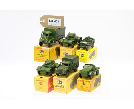 Manufacturer  - Dinky | Description - 6 Assorted Models in Reproduction Boxes | Stock Code - N/A | Notes - None| Scale -  | C