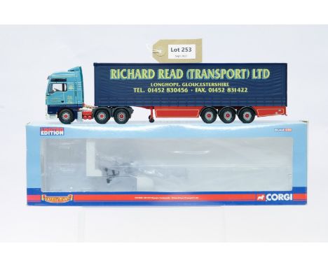 Manufacturer  - Corgi | Description - ERF ECT Olympic Curtainside - Richard Read (Transport) LTD | Stock Code - CC13408 | Not