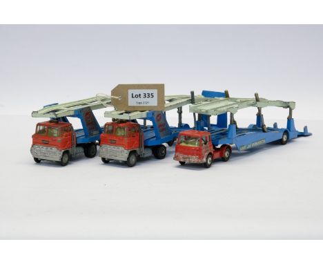 Manufacturer  - Corgi | Description - 3 x Loose Vintage Car Transporters | Stock Code - ? | Notes - None| Scale - 1:50 | Cert