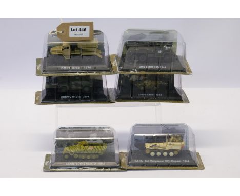 Manufacturer  - Amer Hobby | Description - 6 Boxes Assorted Military Vehicles  | Stock Code - N/A | Notes - None| Scale - 1:7