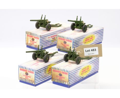 Manufacturer  - Dinky | Description - 4 x 5.5mm Medium Gun | Stock Code - 692 | Notes - Boxed| Scale -  | Certificate - No