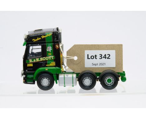 Manufacturer  - Corgi | Description - Foden Alpha Log Trailer - R &amp; H Scott Timber Haulage | Stock Code - CC13902 | Notes