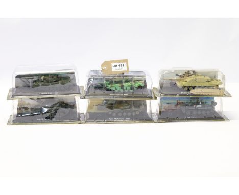 Manufacturer  - Amer Hobby | Description - 6 Boxes Assorted Military Vehicles  | Stock Code - N/A | Notes - None| Scale - 1:7