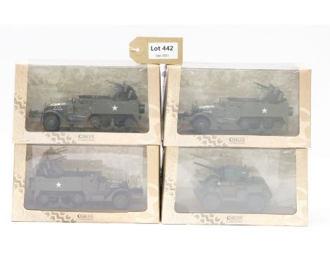 Manufacturer  - Atlas | Description - 4 Boxes Assorted WW2 Military Vehicles  | Stock Code - N/A | Notes - None| Scale - 1:43