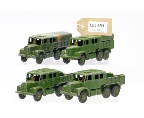 Manufacturer  - Dinky | Description - 4 x Medium Artillery Tractor | Stock Code - 689 | Notes - No Boxes| Scale -  | Certific