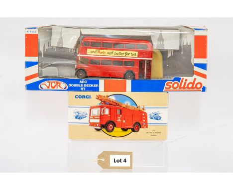 Manufacturer  - Corgi &amp; Solido | Description - AEC Water Render - Dublin &amp; AEC Double Decker RT | Stock Code - 97359 