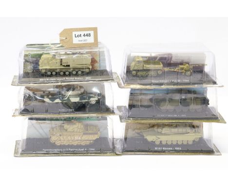 Manufacturer  - Amer Hobby | Description - 6 Boxes Assorted Military Vehicles  | Stock Code - N/A | Notes - None| Scale - 1:7