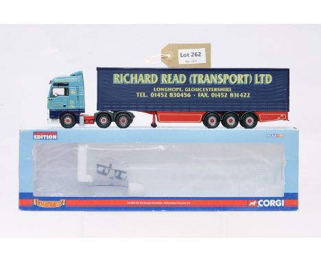 Manufacturer  - Corgi | Description - ERF ECT Olympic Curtainside - Richard Read (Transport) LTD | Stock Code - CC13408 | Not