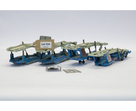Manufacturer  - Corgi | Description - 4 x Loose Vintage Car Transporter Trailers | Stock Code - ? | Notes - None| Scale - 1:5