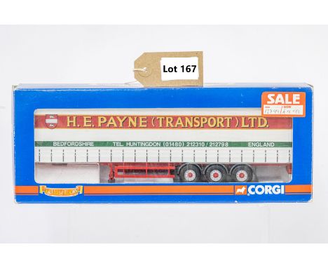 Manufacturer  - Corgi | Description - Curtainsider Trailer - H E Payne | Stock Code - CC19903 | Notes - Trailer Only| Scale -