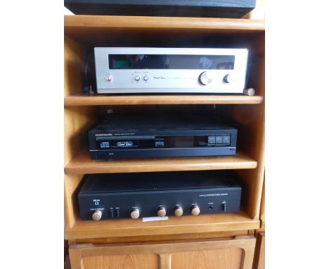 HI FI SEPARATES INC. ARCAM ALPHA 3 INTEGRATED AMPLIFIER, ROTEL RT322 TUNER, MARANTZ CD473 CD PLAYER, MARANTZ SD 45 II TAPE PL
