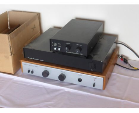 QUANTUM ELECTRONICS 2020 AMPLIFIER, A QUANTUM 1A 100 AND 102 PRE AMPLIFIER