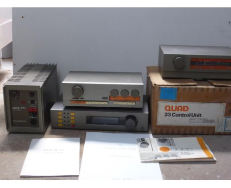 *LATE ENTRY* HI FI, QUAD 303 AMPLIFIER, QUAD 33 CONTROL UNITS AND QUAD FM4 TUNER
