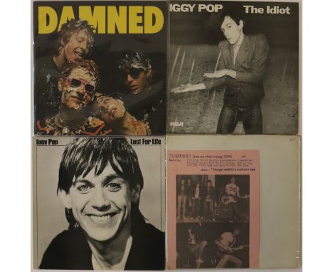 PUNK/GARAGE CLASSIC LPs - A fine collection of 4 x LPs featuring some absolute belters. Titles/artists are: Iggy Pop - Lust F