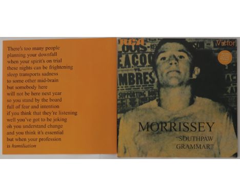 MORRISSEY - SOUTHPAW GRAMMAR - The fiendishly hard to find deleted 1995 LP from Morrissey, complete with the limited edition 