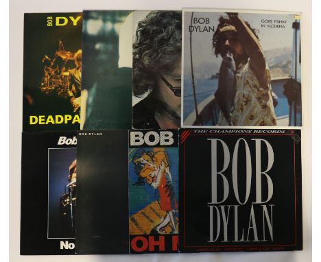 BOB DYLAN - An impressive collection of 28 x LPs from the Nobel prize winner including rare private releases. Titles include 