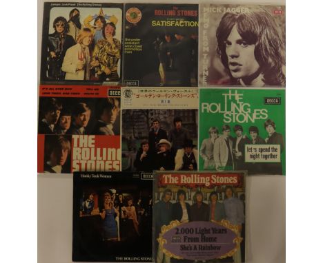 THE ROLLING STONES - OVERSEAS EPS/7" - Great selection of 8 x overseas pressings. Titles are (I Can't Get No) Satisfaction (B