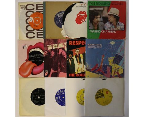 CLASSIC ROCK/POP 7" - Rocking collection of over 100 x 7" including a great offering from The Stones! Rolling Stones (and rel