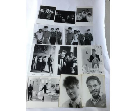 ORANGE JUICE - 12 original b/w vintage prints of Orange Juice, many with photographers stamps on verso. Photographers include