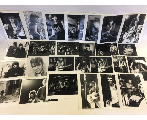 PRETENDERS - 26 original b/w vintage prints of the Pretenders (predominantly original line up), many with photographer's stam