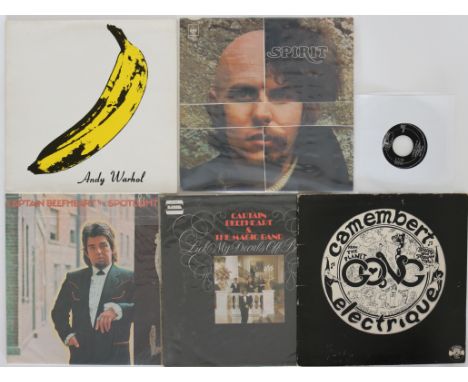 ASSORTED ROCK LPs - A nice lot of 5 x LPs and 1 x EP. Artits/titles are: Captain Beefheart - Lick My Decals Off, Baby (STS 10