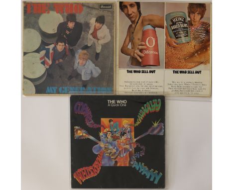 THE WHO ORIGINAL UK PRESSINGS - A lovely collection of 3 x LPs, all classic Who LPs, all original UK pressings. We have: My G