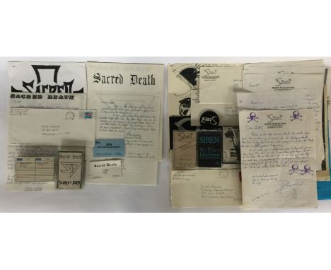 US METAL - 4 x US metal bands and their demo tapes to include Siren 'No Place Like Home', 'Dead of Night' and 'Iron Coffins' 