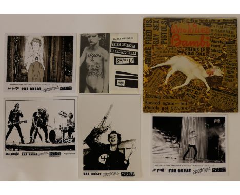 SEX PISTOLS - THE GREAT ROCK N ROLL SWINDLE - a selection of related items to include a French Who Killed Bambi LP, a Belgian