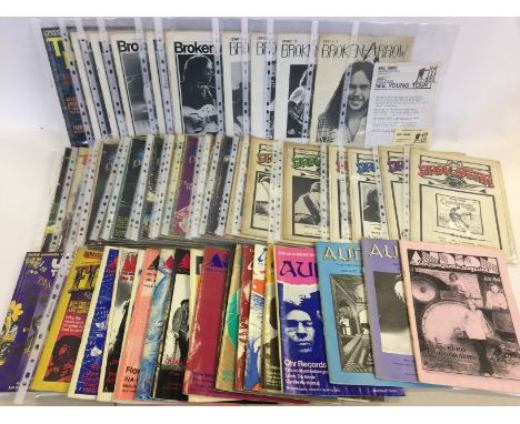 NEIL YOUNG FANZINES & DARK STAR MAGAZINE - great collection music fanzines and magazines to include Broken Arrow fanzine (Iss