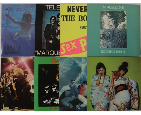 PUNK/ALTERNATIVE/NEW WAVE - Sublime collection of 13 x LPs, 7 x 12" and 15 x 7". LPs include Nirvana - Nevermind (1st EU 'mis