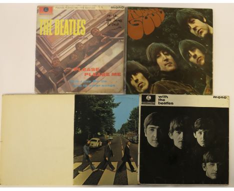 THE BEATLES - EARLY UK PRESSING LPS - Great set of 5 x original UK pressing LPs. Titles are Please Please Me (1st UK mono bla