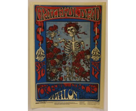 GRATEFUL DEAD POSTER - a Grateful Dead / Oxford Circle poster created by Stanley Mouse and Alton Kelley who found the soon-to