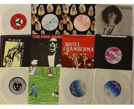 PUNK/NEW WAVE 7" - An excellent selection of 22 x 7" releases. Artists/titles include Television - Little Johnny Jewel (scarc