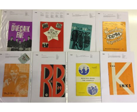 MUSIC PROGRAMMES - THE KINKS - 6 music programmes from 1964 featuring The Kinks as performers all over the UK, along with a t