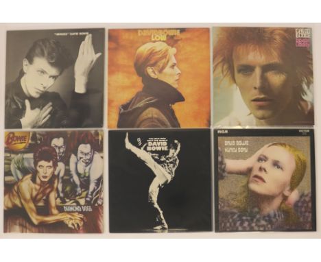 THE DAVID BOWIE ARCHIVE - An incredible selection of 18 x LPs and 1 x 12" presented in wonderful condition. Titles include Lo
